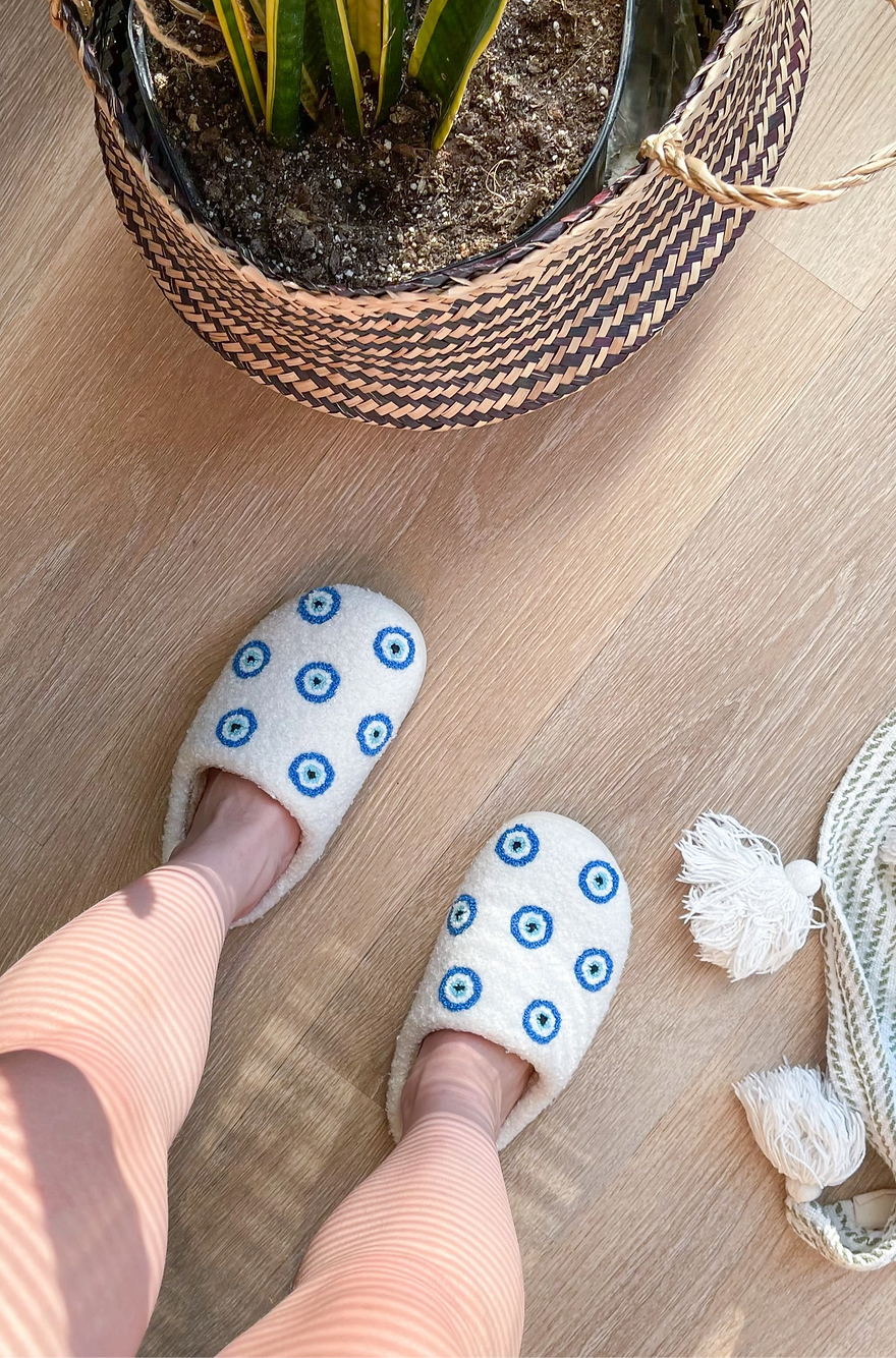 Evil Eye Slippers