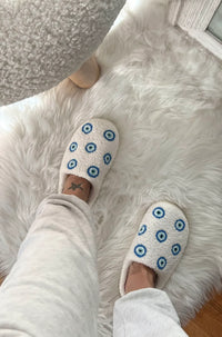 Evil Eye Slippers
