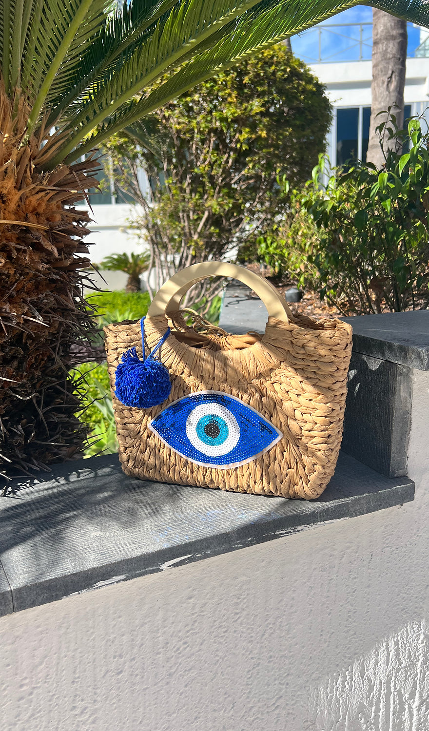 Riviera Straw Tote