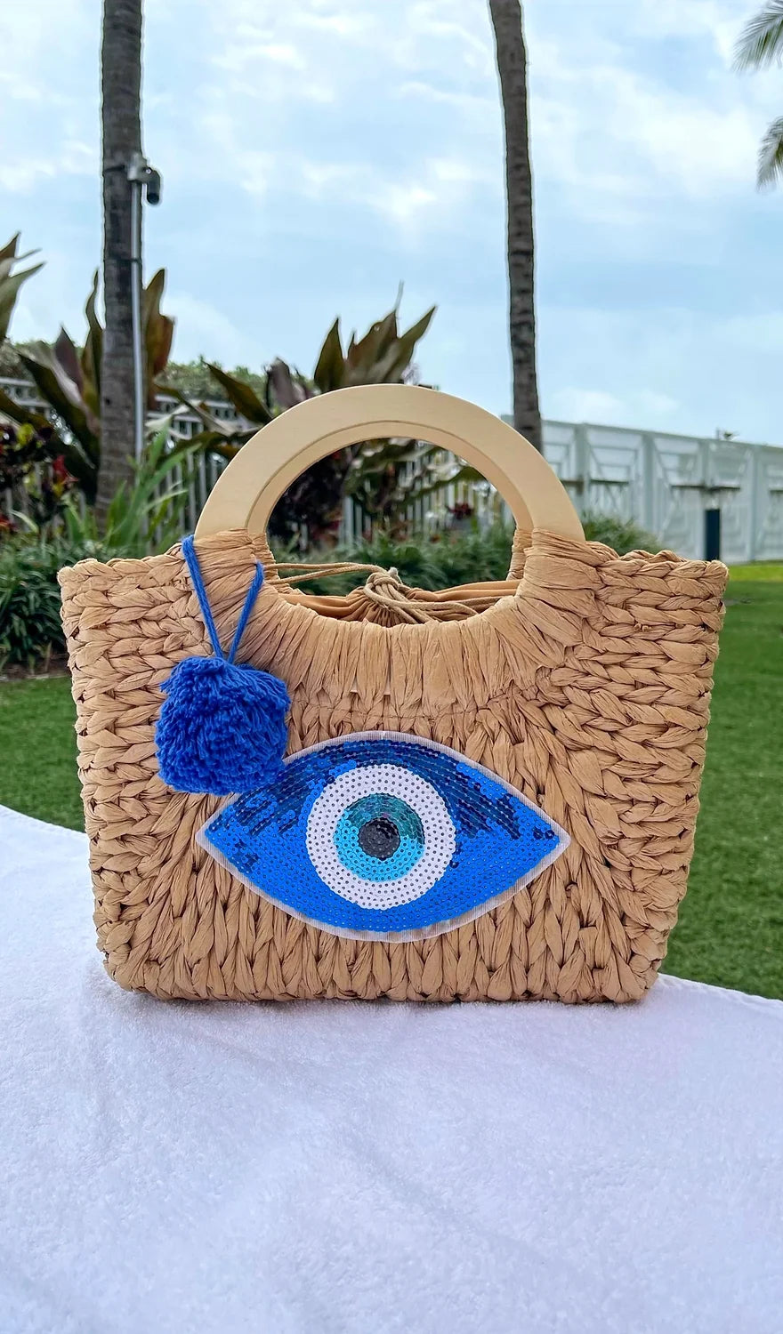 Riviera Straw Tote