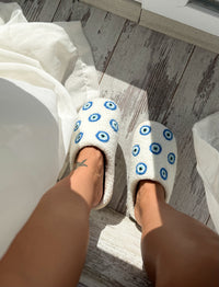 Evil Eye Slippers