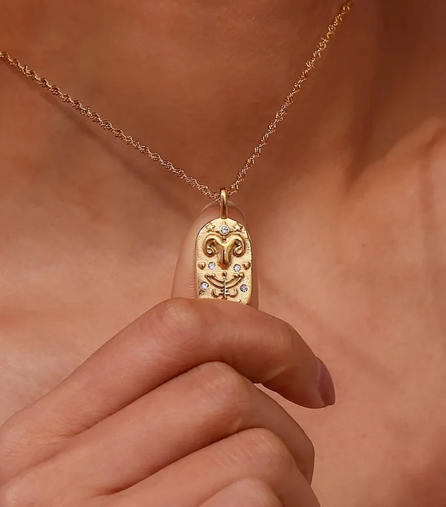 Zodiac Pendant Necklace