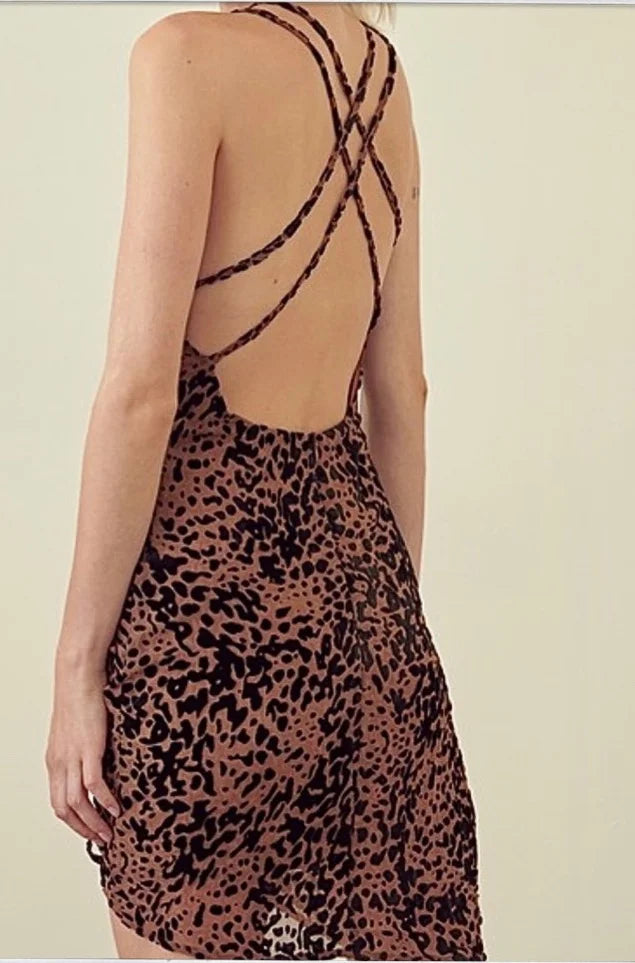 Vikki Leopard Dress