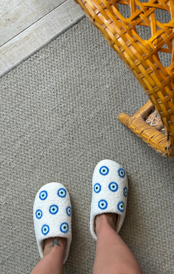 Evil Eye Slippers