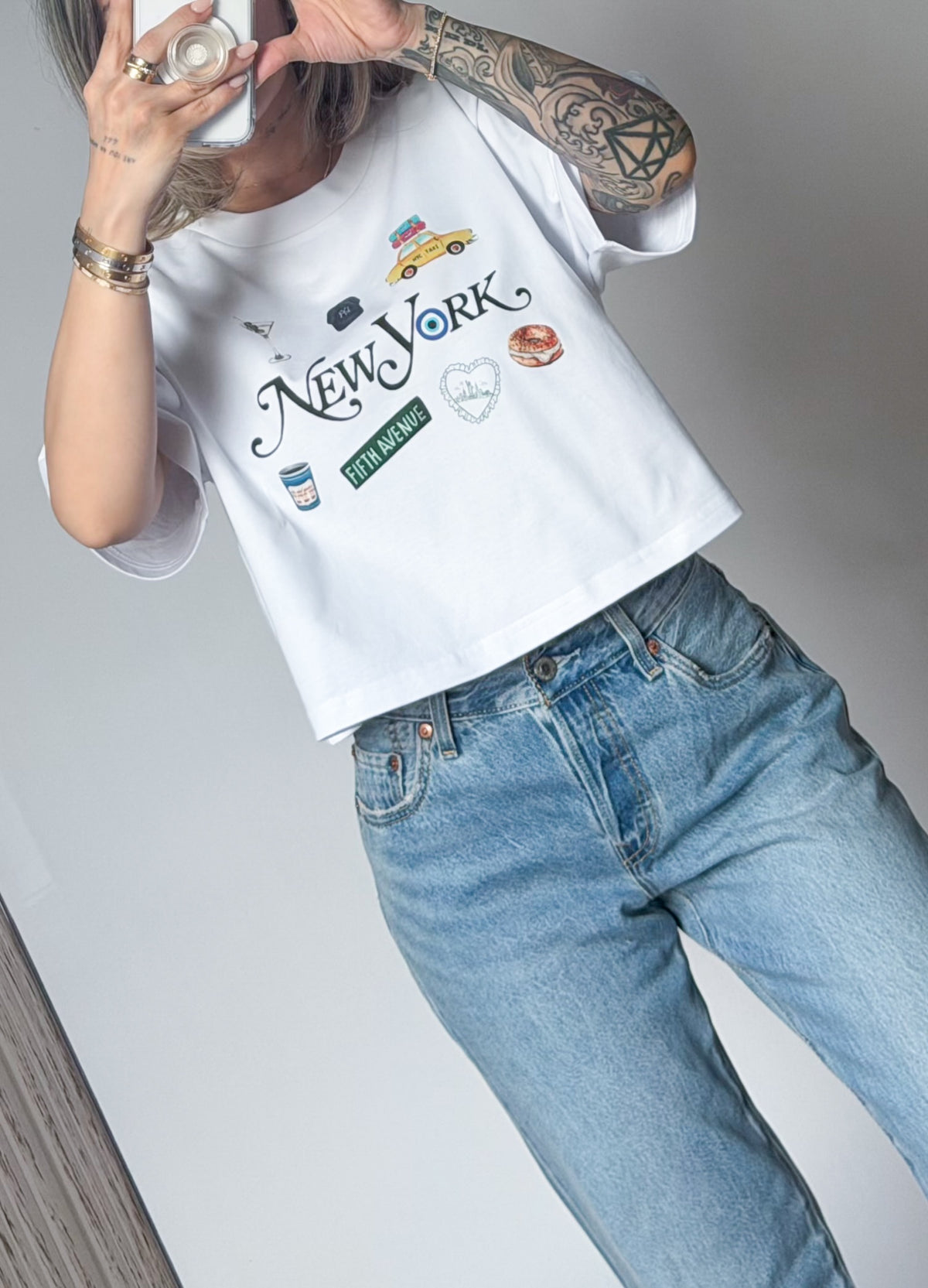 NYC CROP TEE