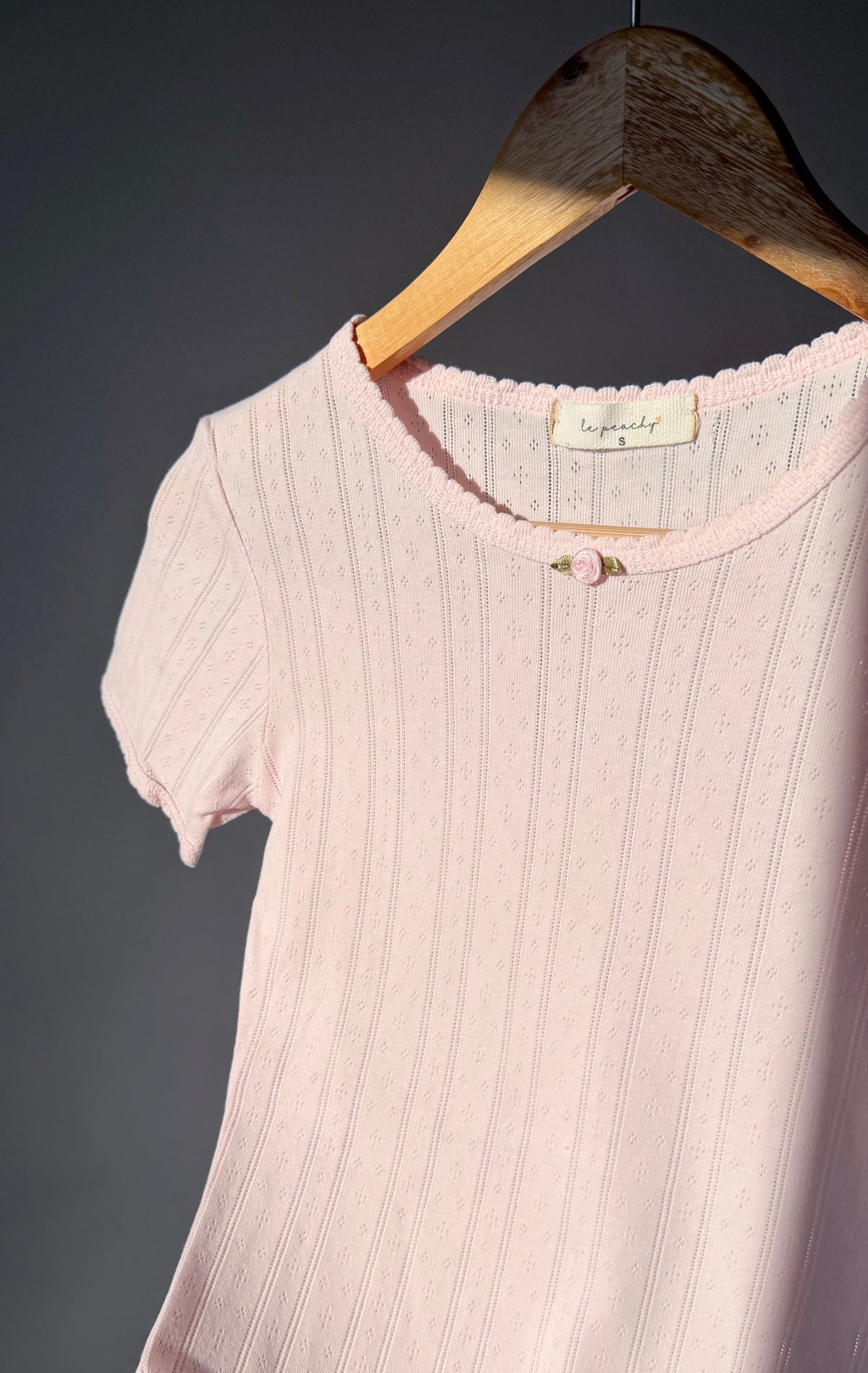 Darling Pointelle Tee