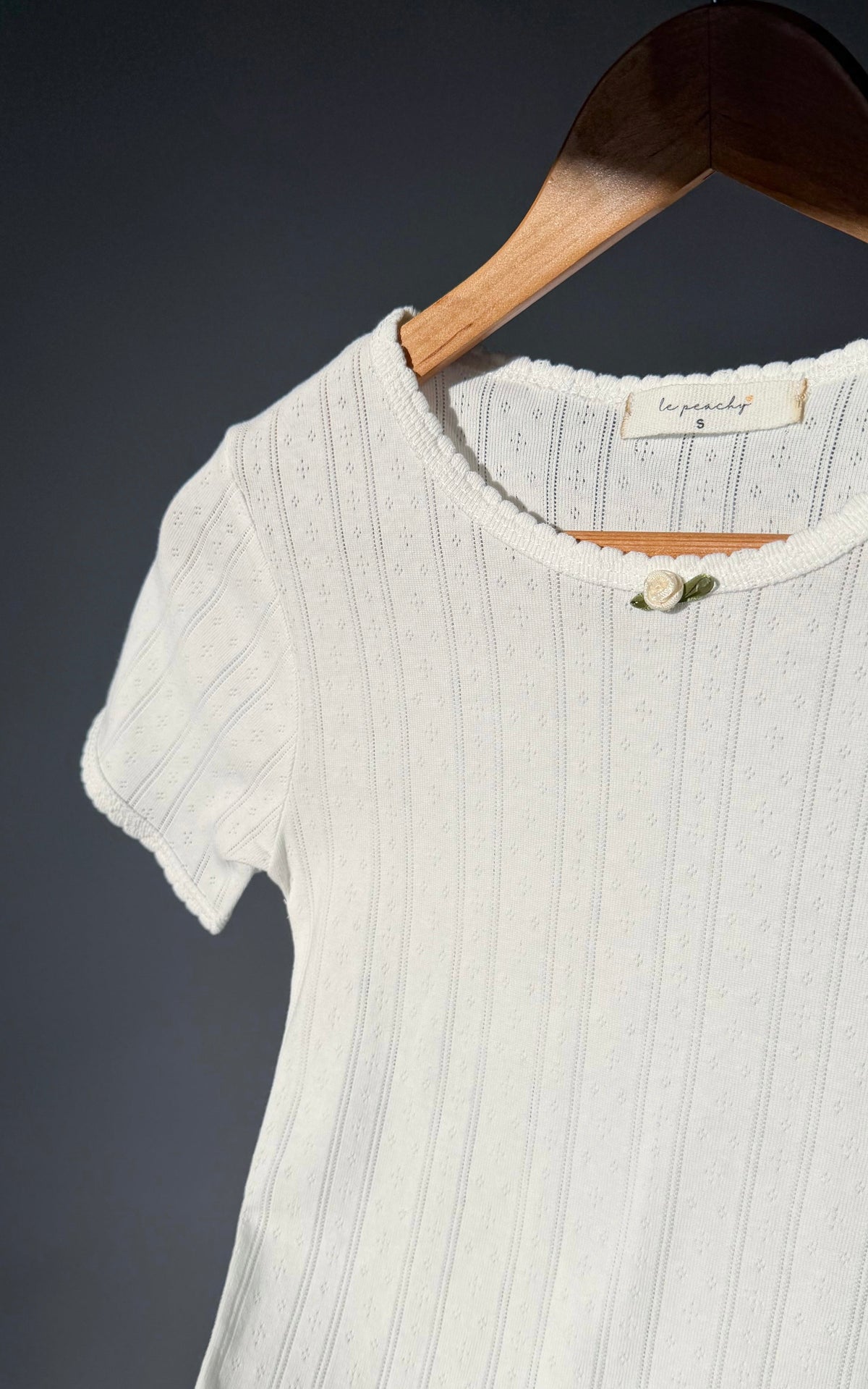 Darling Pointelle Tee