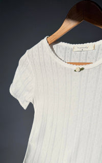 Darling Pointelle Tee