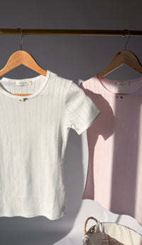 Darling Pointelle Tee