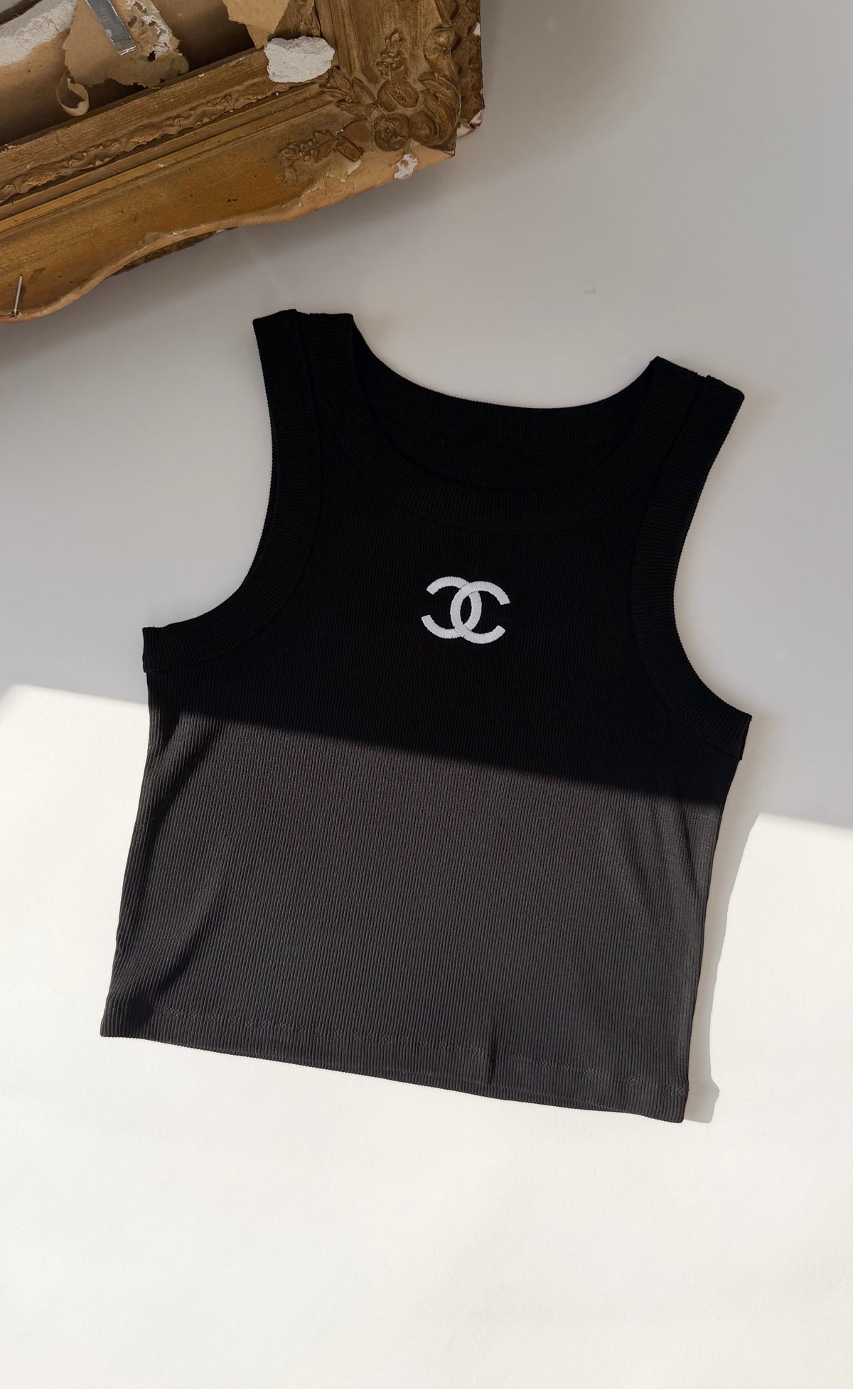 Black Crop Tank