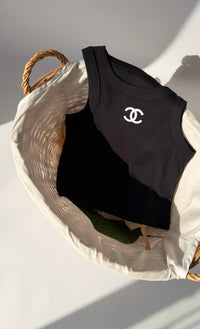 Black Crop Tank