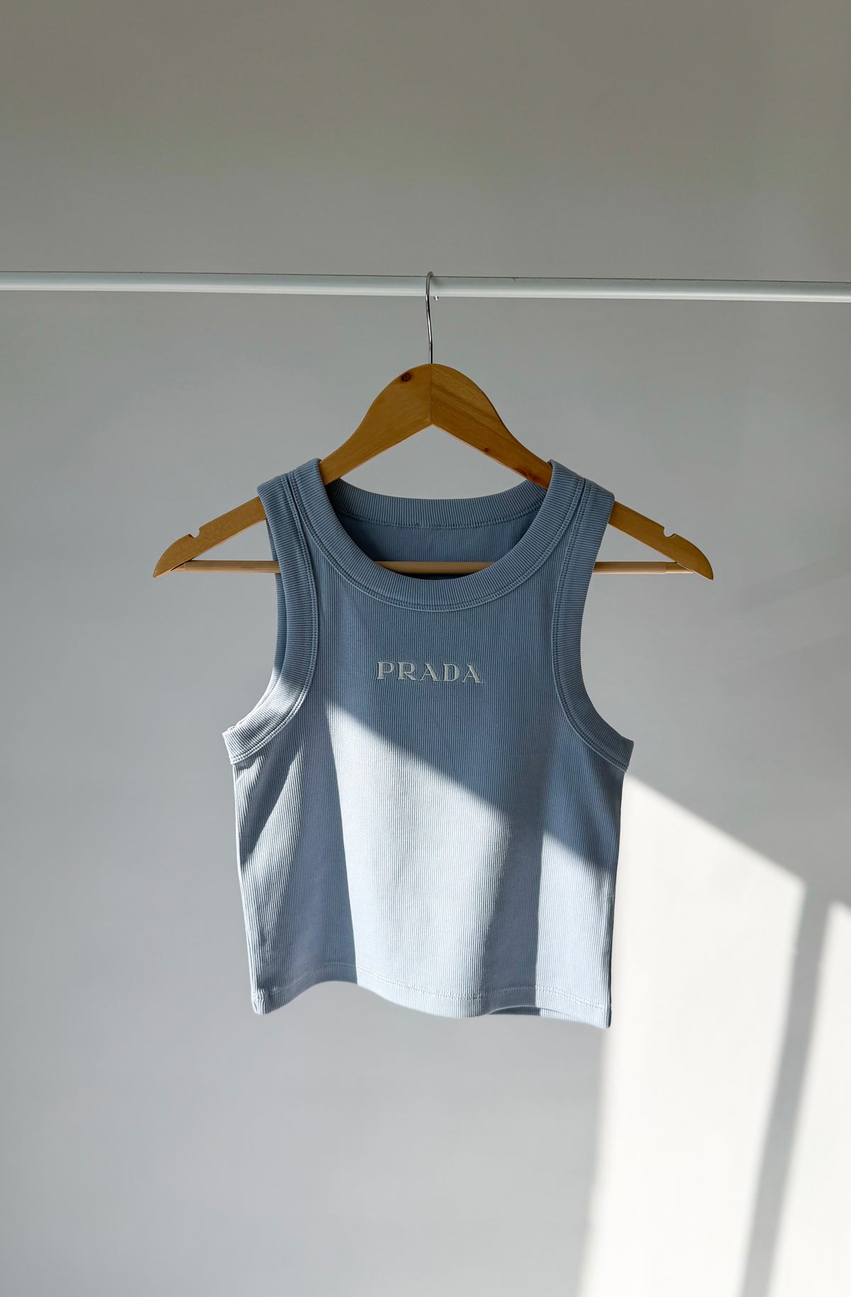 Blue Crop Tank