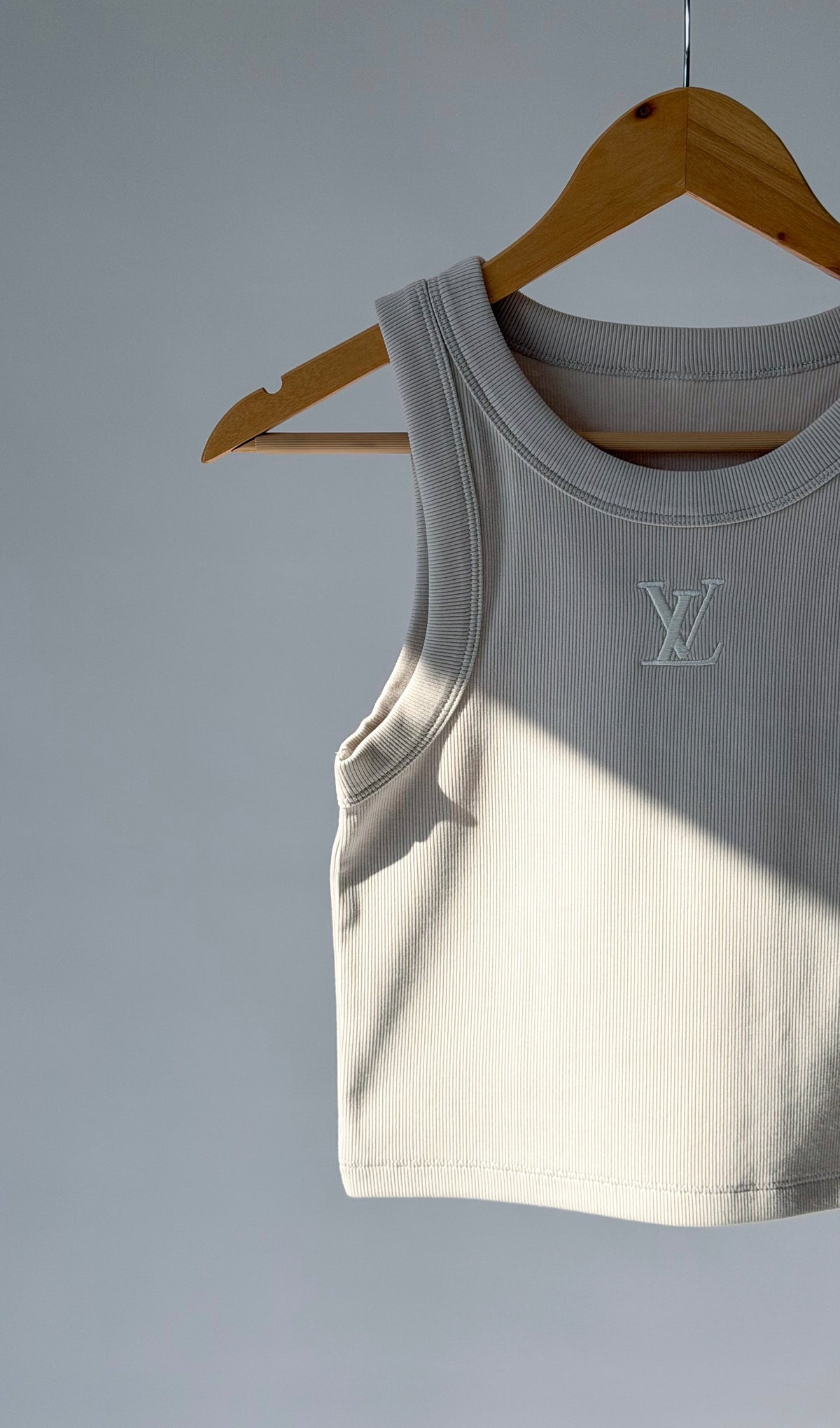 Cream Crop Tank