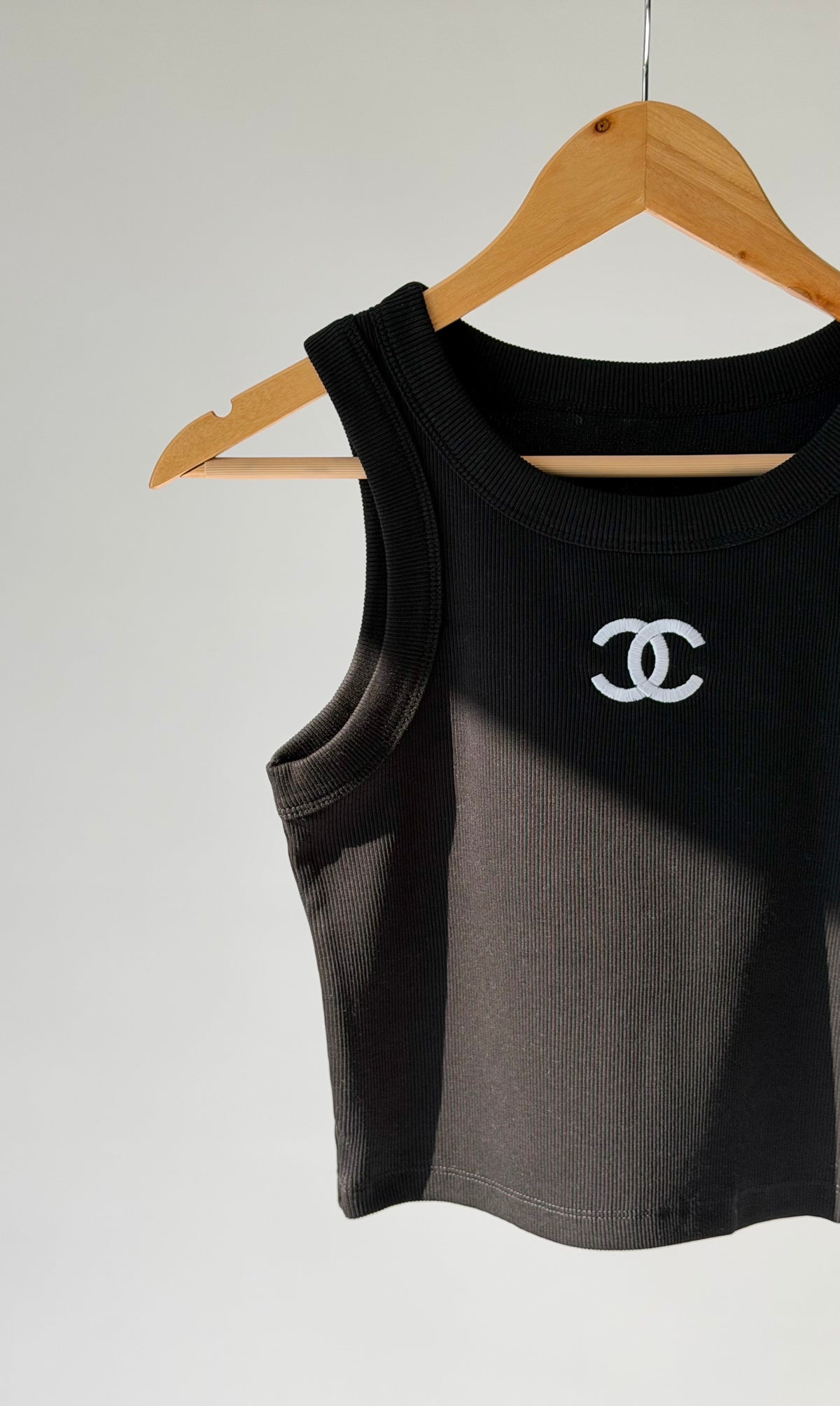 Black Crop Tank