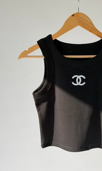 Black Crop Tank