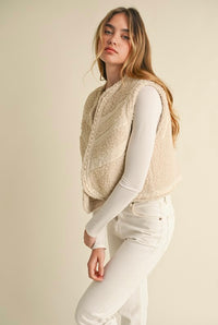 Petal Posh Sherpa Vest