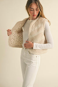 Petal Posh Sherpa Vest