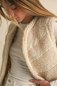 Petal Posh Sherpa Vest