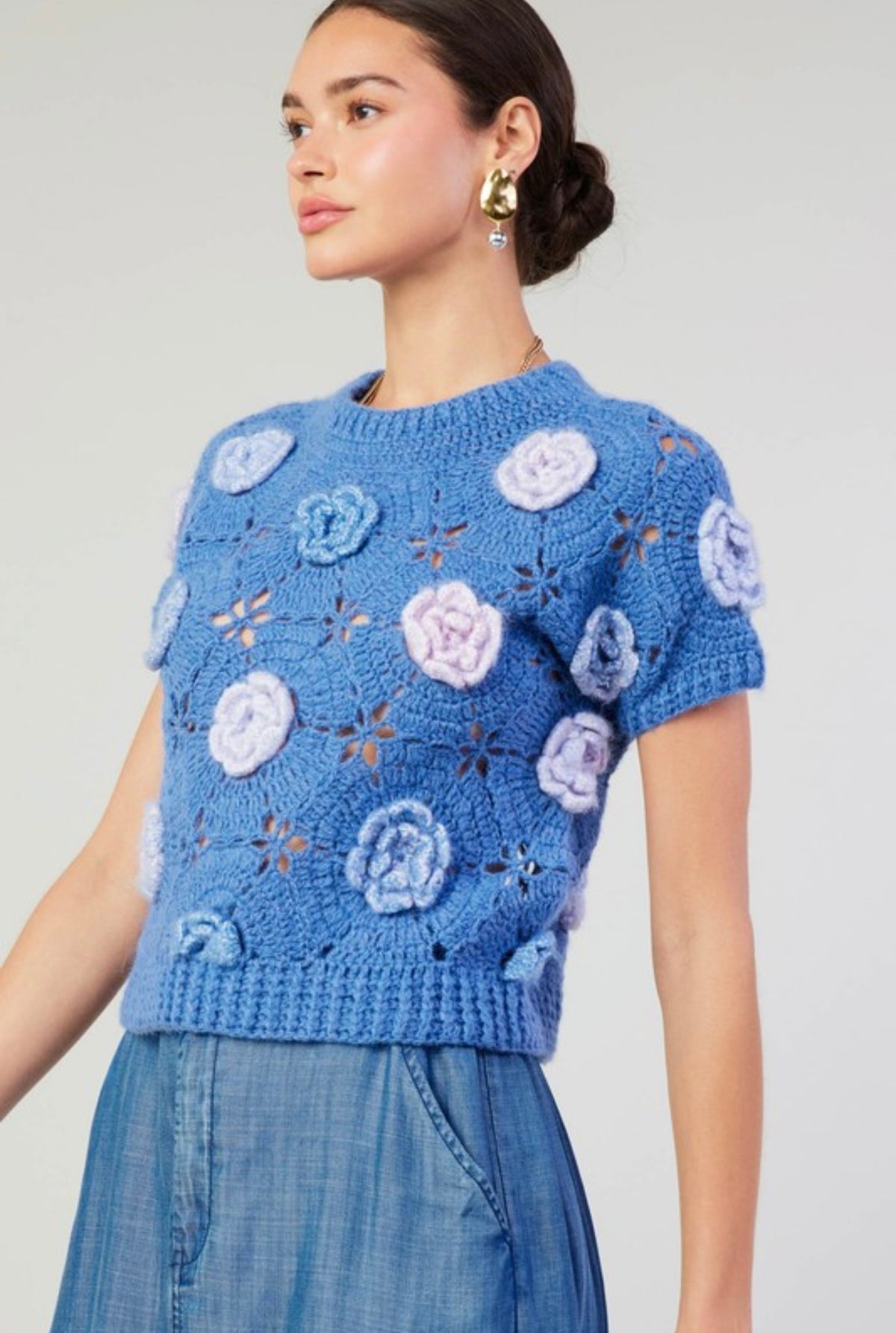 Montauk Crochet Sweater